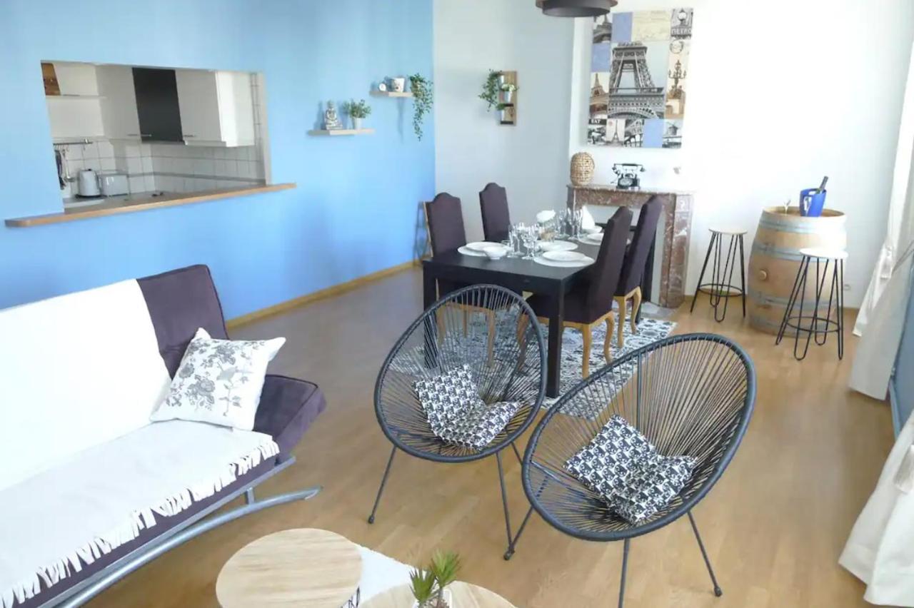 Logement Place D'Erlon Hypercentre Avec Balcon Reims Exterior foto